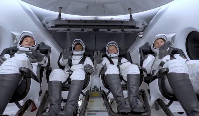 Shubhanshu Shukla launches into space