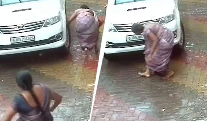 Toddler comes under SUV escapes 