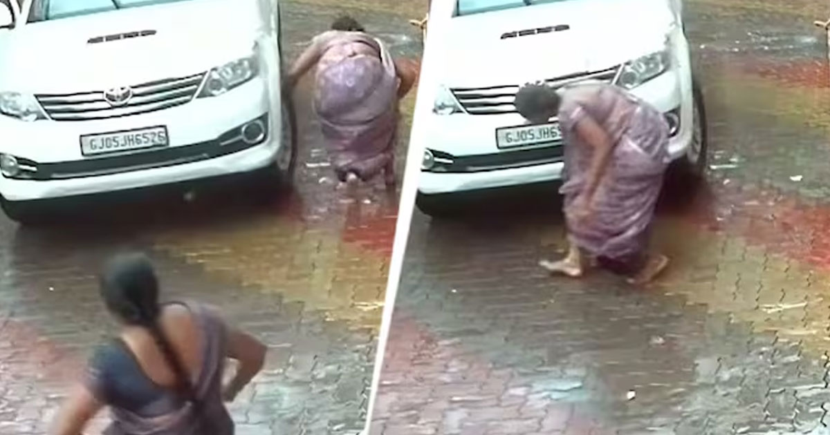 Toddler comes under SUV escapes