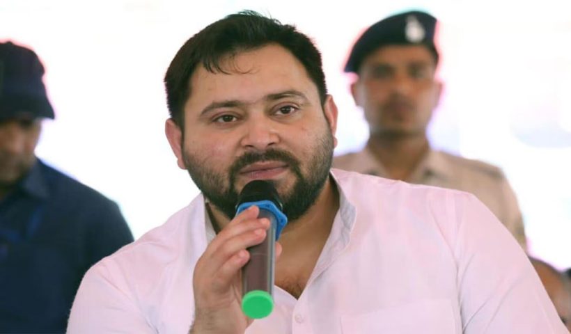 tejashwi convoy hit