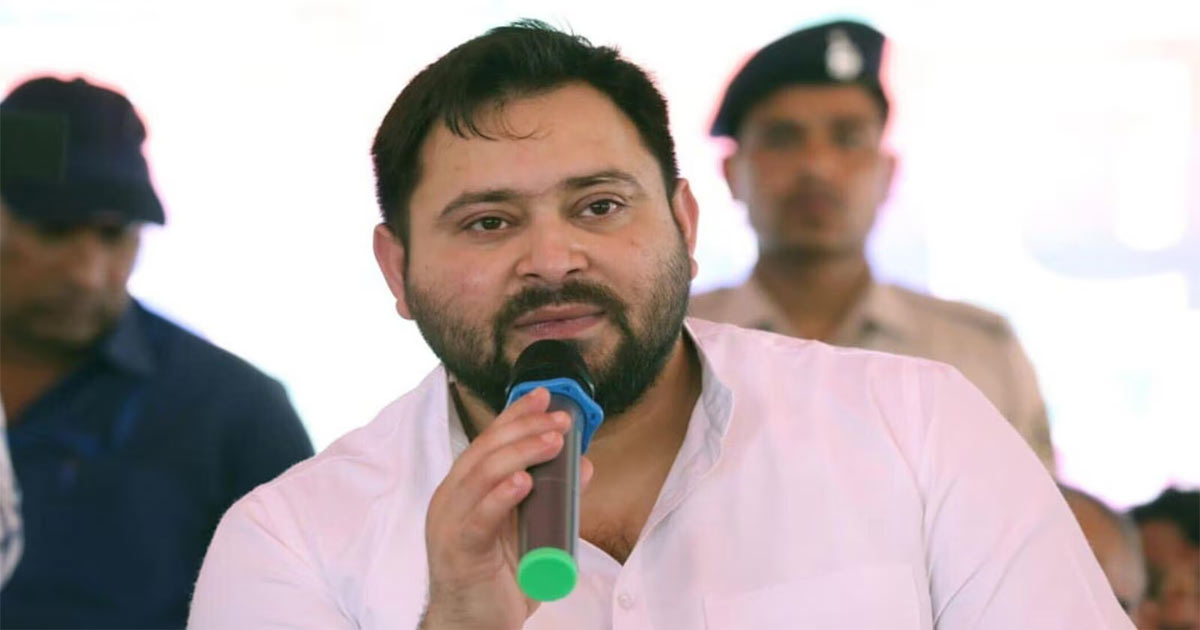 tejashwi convoy hit