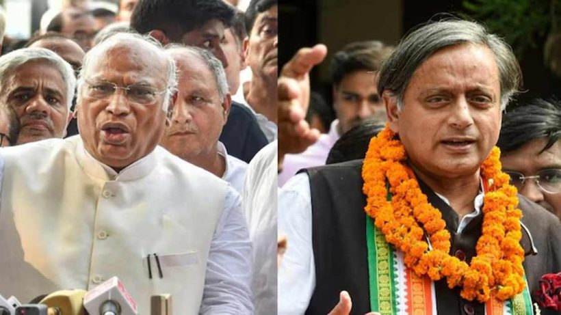 Tharoor smart reply to kharge