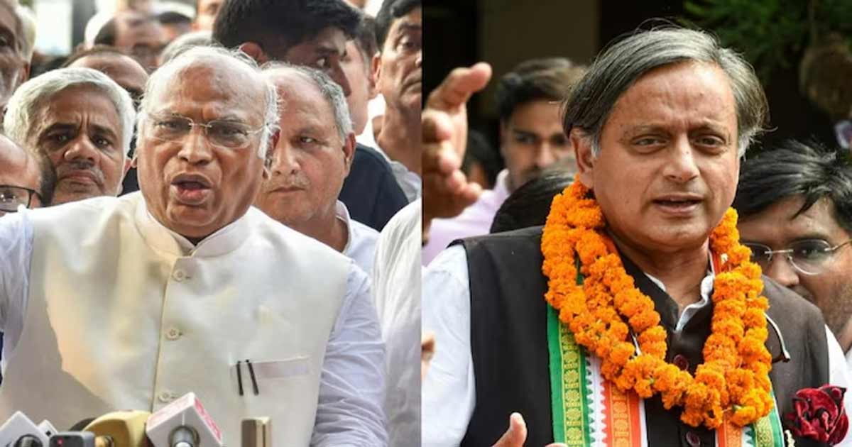 Tharoor smart reply to kharge