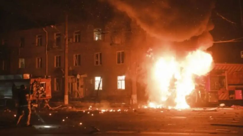 Ukraine Russia Drone Attack