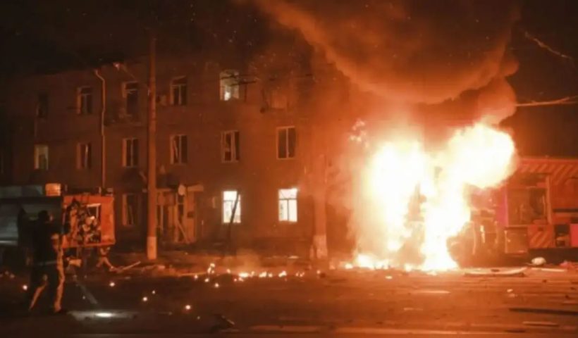 Ukraine Russia Drone Attack