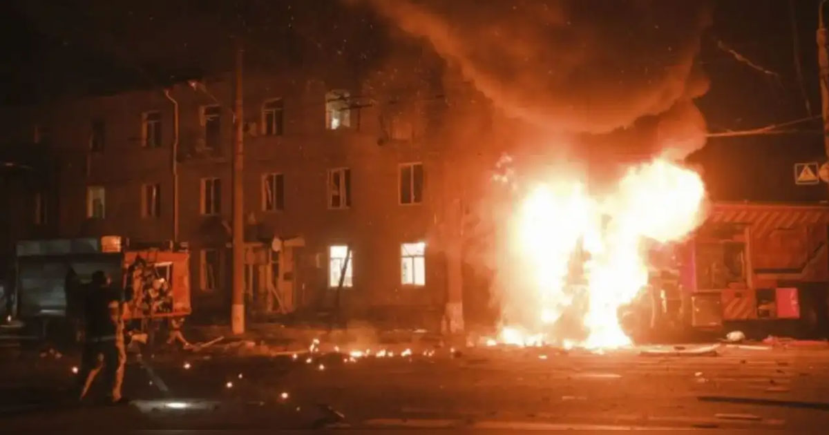 Ukraine Russia Drone Attack
