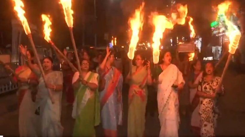 BJP Mahila Morcha at shiliguri