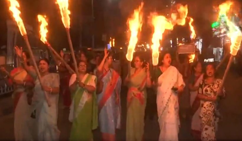 BJP Mahila Morcha at shiliguri