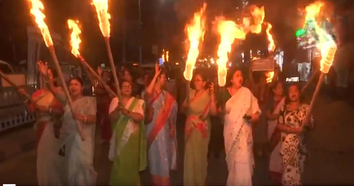 BJP Mahila Morcha at shiliguri