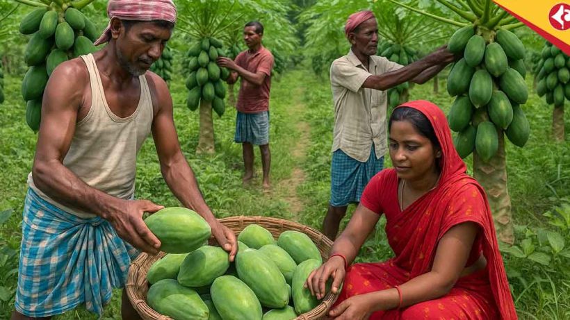 Assam government's initiative encourages farmers to cultivate organic papaya