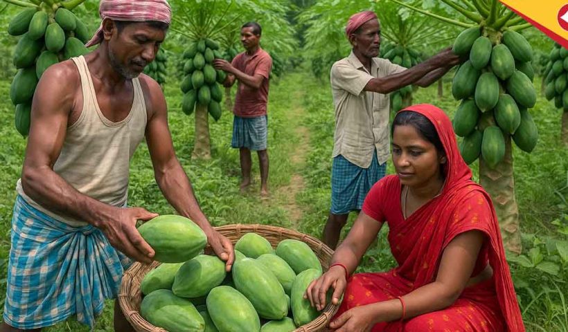 Assam government's initiative encourages farmers to cultivate organic papaya