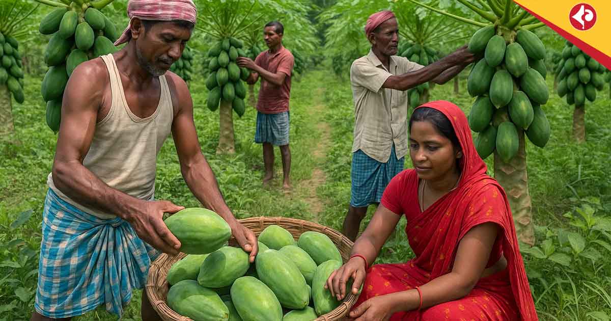Assam government's initiative encourages farmers to cultivate organic papaya
