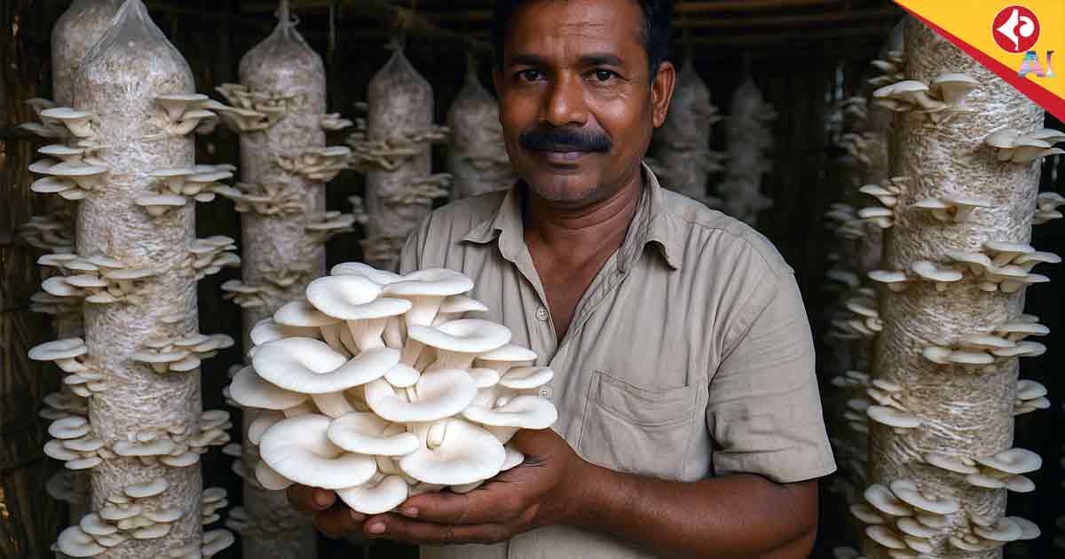 Bengal Farmer’s Mushroom Farming Success: Earning ₹15 Lakh Annually with Low Investment