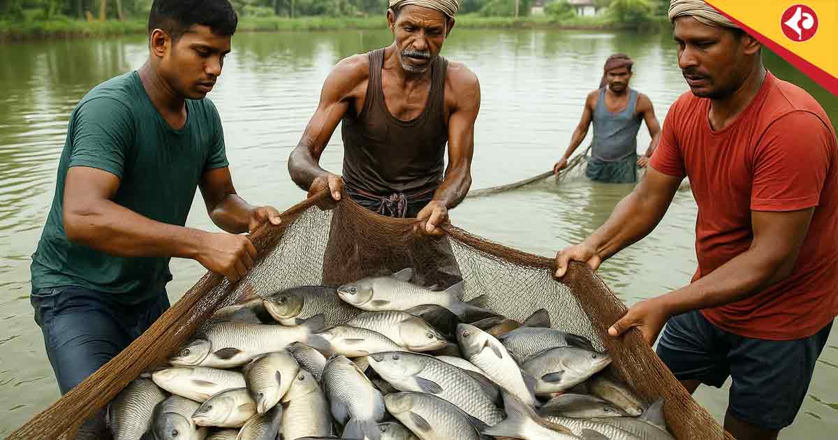 পশ্চিমবঙ্গের মৎস্যচাষীরা ক্রমবর্ধমান ফিডের দামের সঙ্গে লড়াই করছেন Bengal Fish Farmers Battle Soaring Feed Prices in 2025: Challenges and Solutions for Aquaculture
