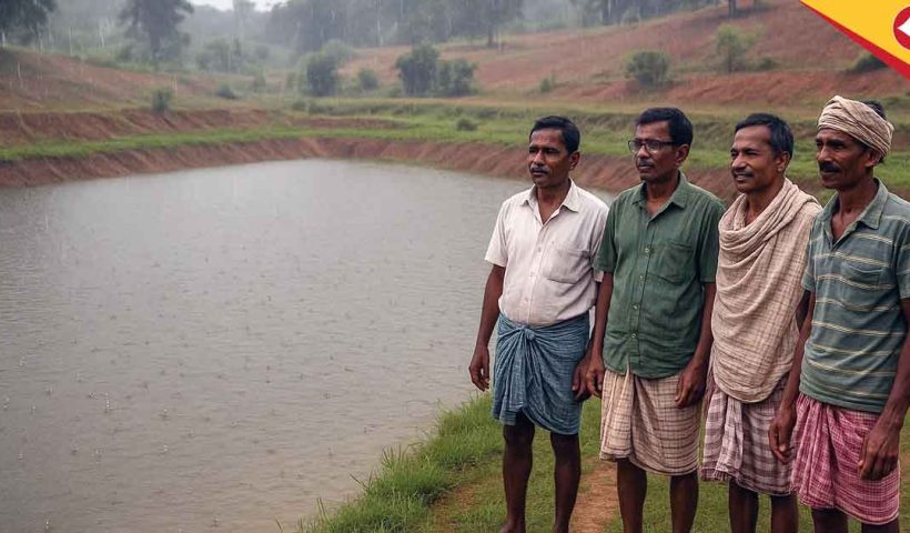 Bengal Govt’s Rainwater Farming Initiative Boosts Water Conservation in Drought-Hit Zones