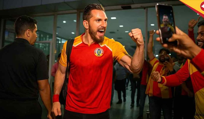 Dimitrios Diamantakos, New Assistant Adrian Land in Kolkata for East Bengal