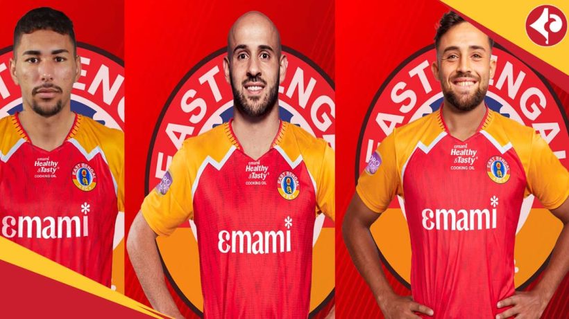 East Bengal FC secure Signings of Brazilian midfielder Miguel Figueira Palestinian midfielder Mohammed Rashid and Argentine defender Kevin Sibille