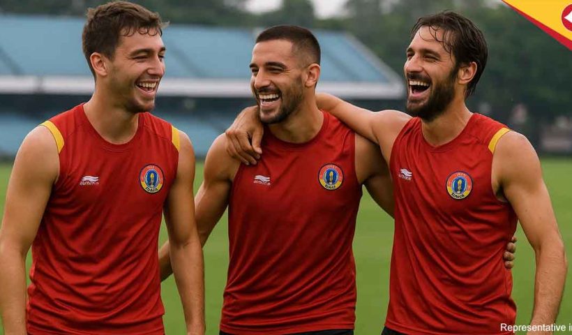 East Bengal Foreign Stars Shine in High Spirits at Durand Cup 2025 Pre-Season Training in Kolkata