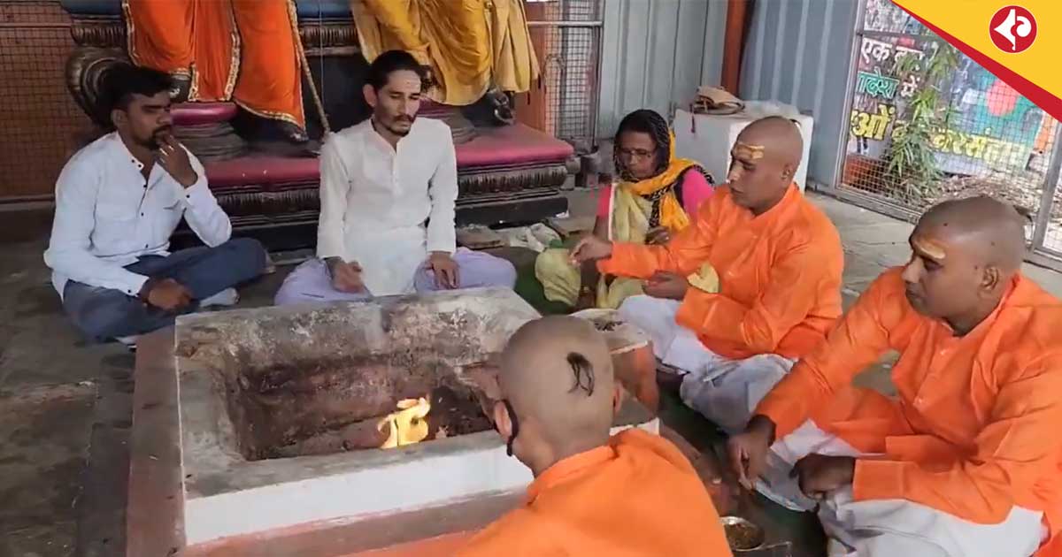 Khandwa’s Mahadevgarh Mandir Witnesses Ghar Wapsi: Family Returns to Sanatan Dharma Roots