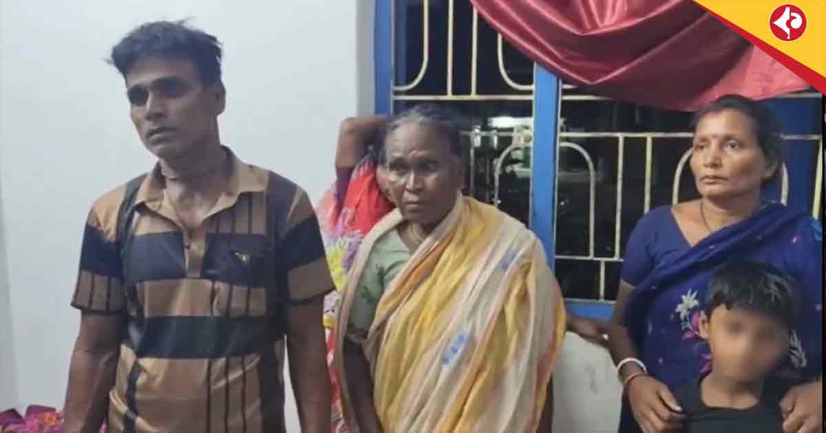 Hindu Family Fleeing Bangladesh Religious Persecution Arrested in Tripura