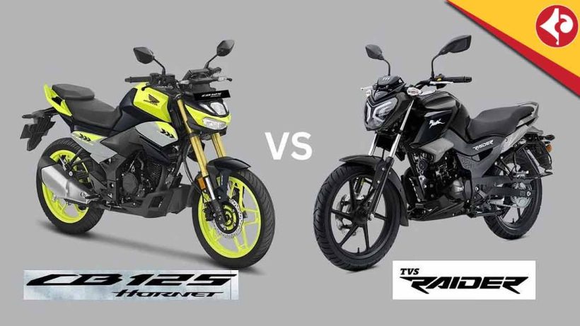 Honda CB125 Hornet vs TVS Raider 125