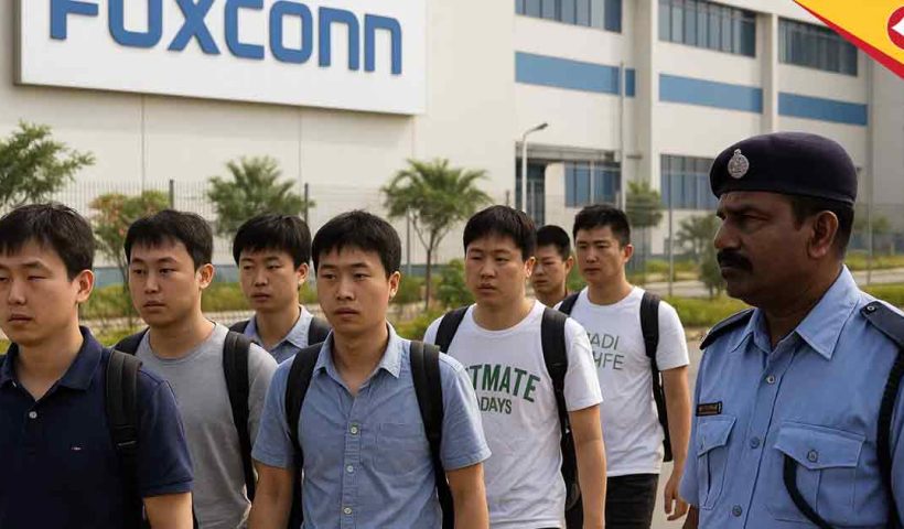 India Monitors Chinese Workers' Exit from Electronics Sector Amid Foxconn Pullback