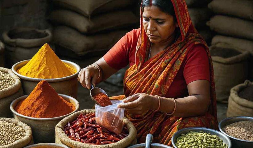 India Sets Record in Spice Exports