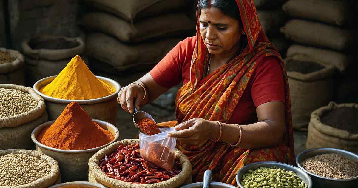 India Sets Record in Spice Exports