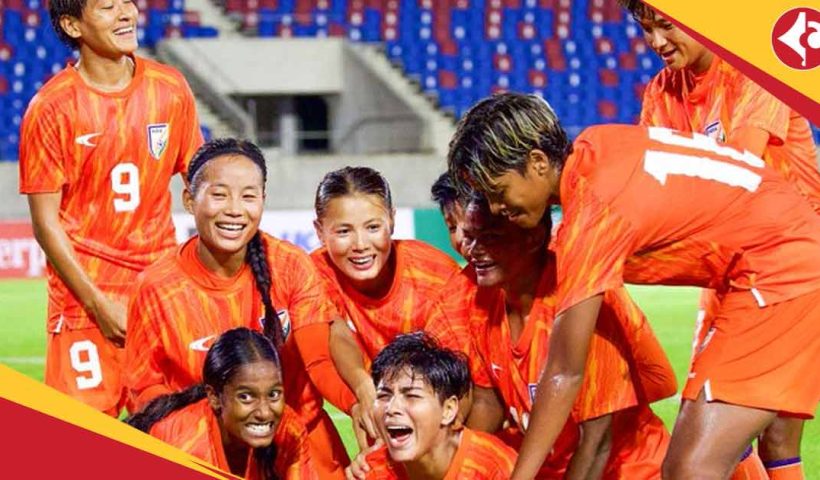 Indian Football Team beat Thailand by 2-1 with qualify to AFC Womens Asian Cup 2026 at Australia