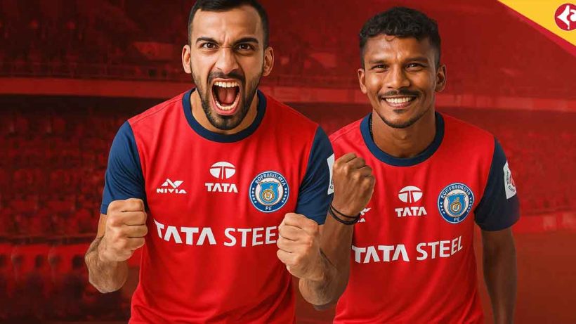 Jamshedpur FC Boosts ISL 2025 Squad with Sarthak Golui and Vincy Barretto Signings from Inter Kashi and Chennaiyin FC