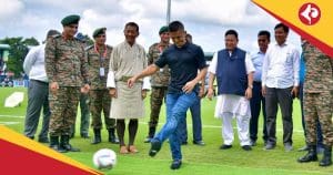 Kokrajhar celebrates Durand Cup 2025 with Indian Football Team Captain Sunil Chhetri