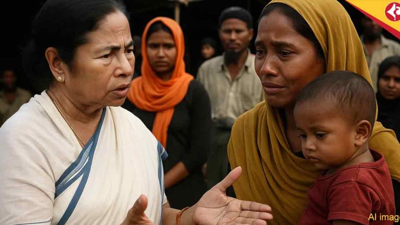 Mamata Banerjee Expresses Concern for Rohingya Refugees, Defends Their Cause in 2017