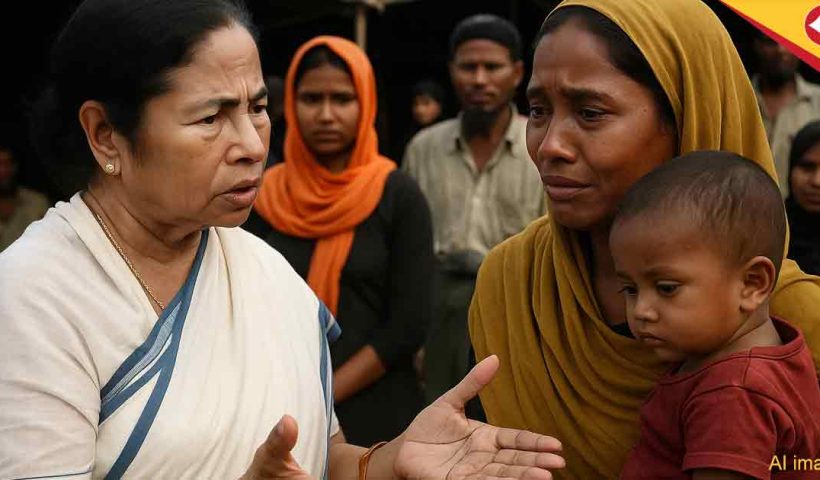 Mamata Banerjee Expresses Concern for Rohingya Refugees, Defends Their Cause in 2017