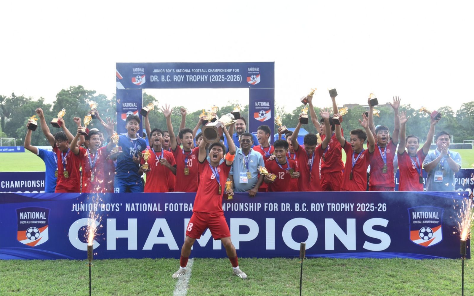 Manipur defeat Bengal Football Team to lift Dr BC Roy Trophy for the third time after 25 year later