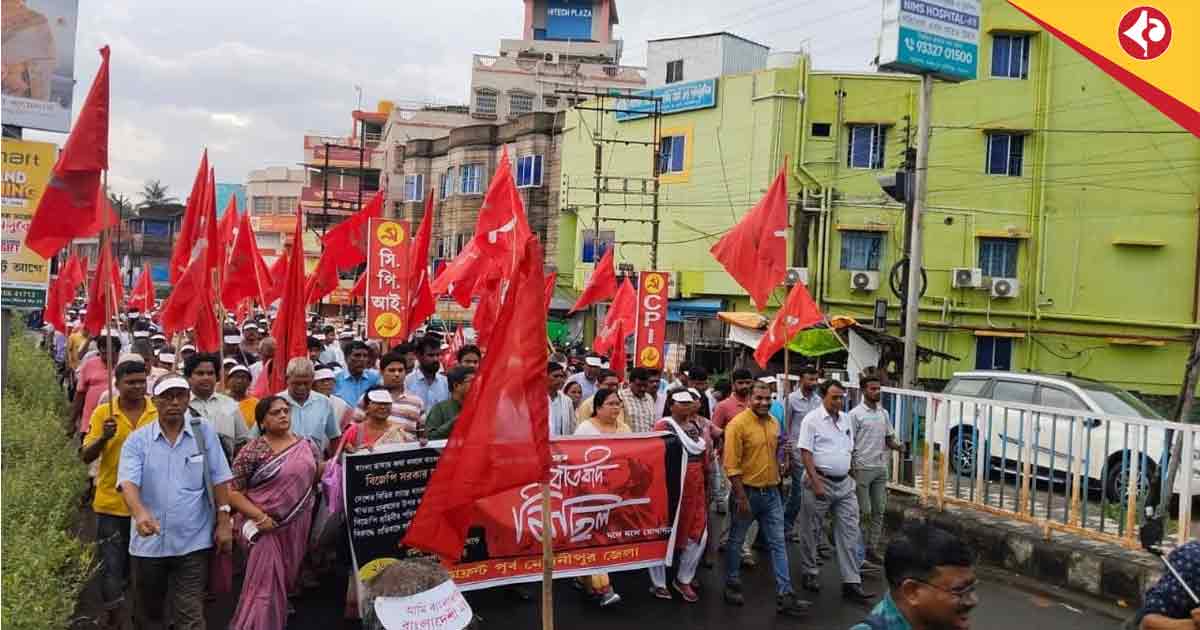 Massive public participation in the CPI(M) rally in Tamluk