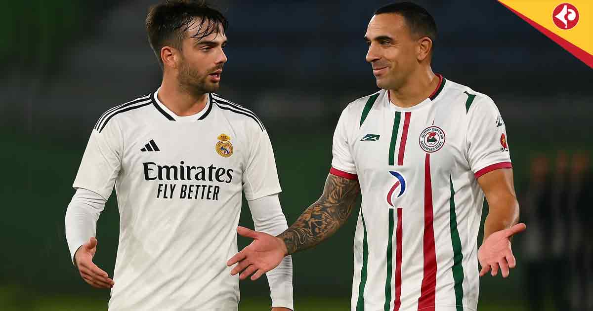 Mohun Bagan’s Alberto Rodríguez Trains with Real Madrid’s Raúl Asencio, Stunning Fans