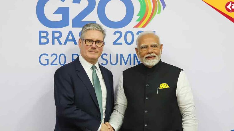 PM Modi in London: India-UK Free Trade Agreement Signing, Strategic Talks with Keir Starmer on Agenda