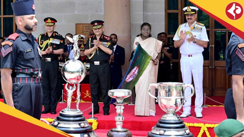 President of India Droupadi Murmu unveils Trophies of Durand Cup 2025 Tournament