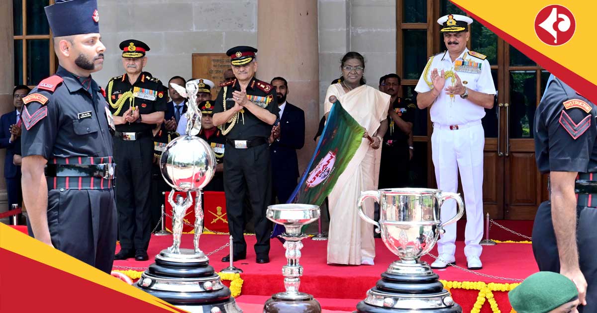 President of India Droupadi Murmu unveils Trophies of Durand Cup 2025 Tournament