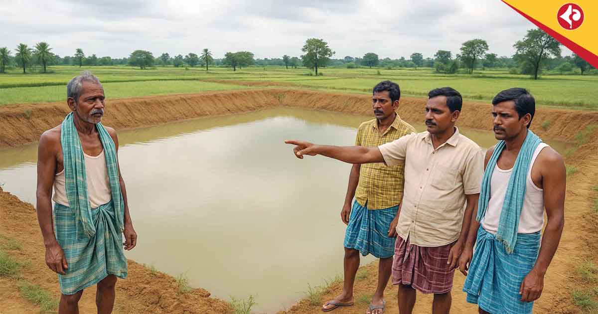 বঙ্গ সরকারের বৃষ্টির জল সংরক্ষণ উদ্যোগ! খরাপ্রবণ এলাকায় কৃষির নতুন আশা Bengal Govt’s Rainwater Farming Initiative Boosts Water Conservation in Drought-Hit Zones