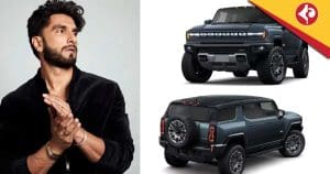 Ranveer Singh brings home the Hummer EV