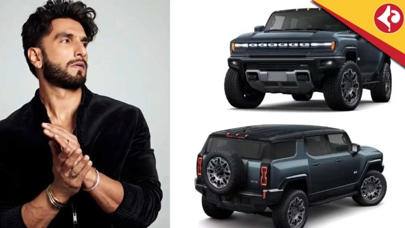 Ranveer Singh brings home the Hummer EV