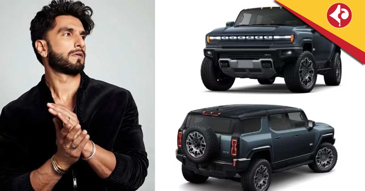 Ranveer Singh brings home the Hummer EV