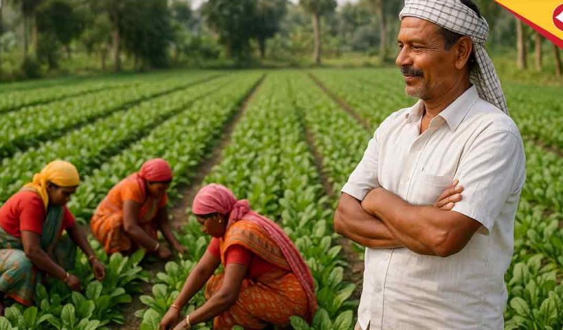 Spinach Farming in Bengal