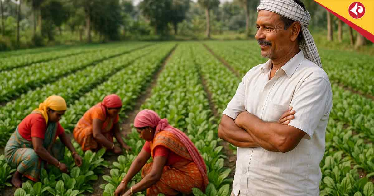 Spinach Farming in Bengal