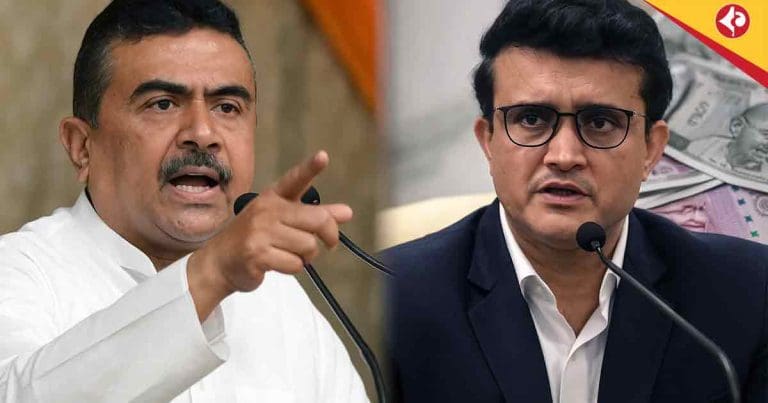 Suvendu Adhikari Targets Sourav Ganguly