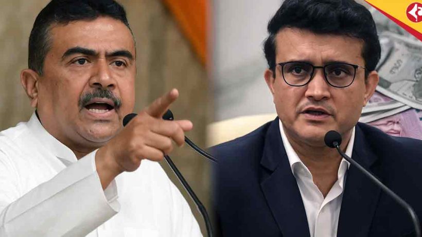 Suvendu Adhikari Targets Sourav Ganguly