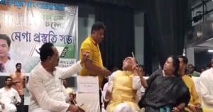 TMC clash in maldah