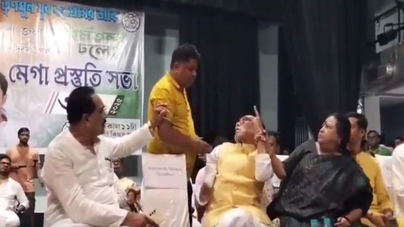 TMC clash in maldah