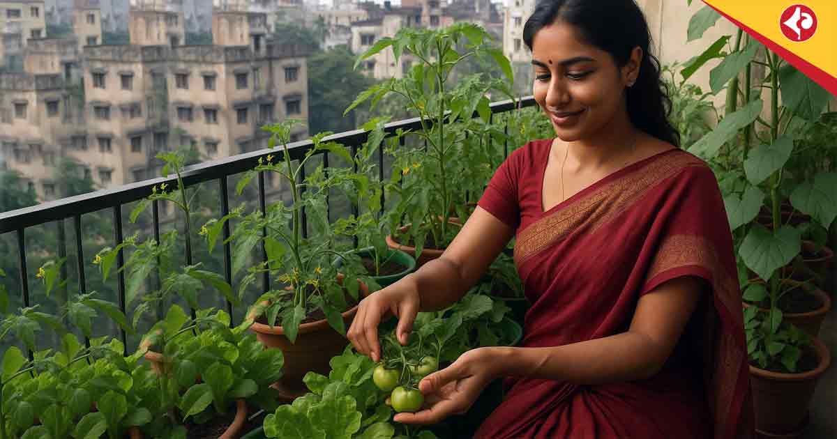 Urban Kitchen Gardens in Kolkata: Growing Fresh Veggies on Balconies Made Easy